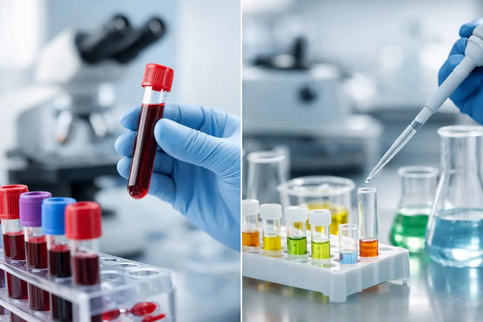 Diferencias entre hemograma y perfil bioquímico