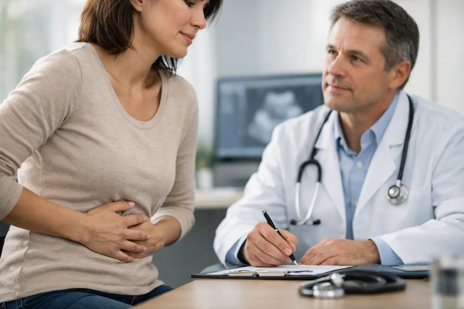 Qué médico ve el dolor abdominal y cuándo acudir