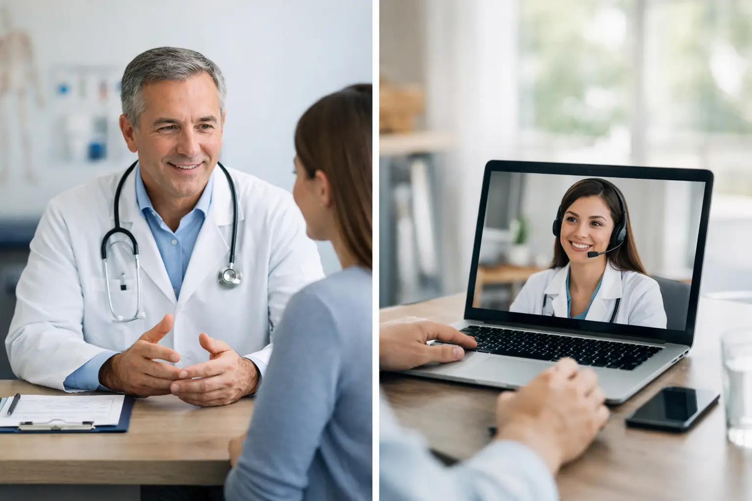 Consulta presencial o telemedicina: ¿cuál elegir?